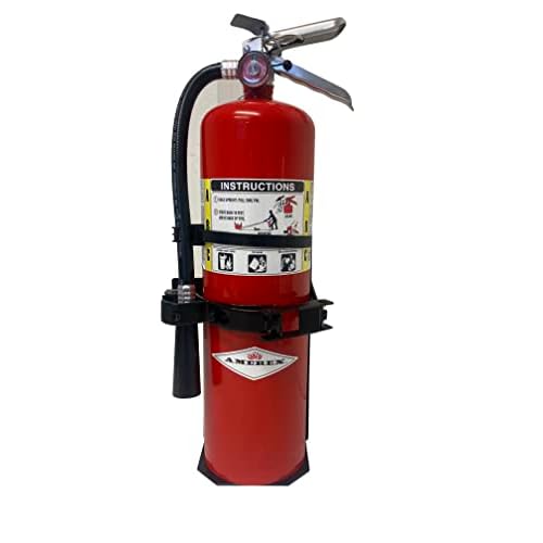 Heavy Duty Fire Extinguisher Vehicle Bracket for 10lb Dry and/or 5lb Co2 Generic for 809