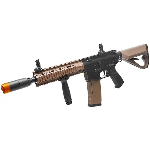 Tactical Airsoft AEG Starter Pack - 10" Polymer with Battery & Charger