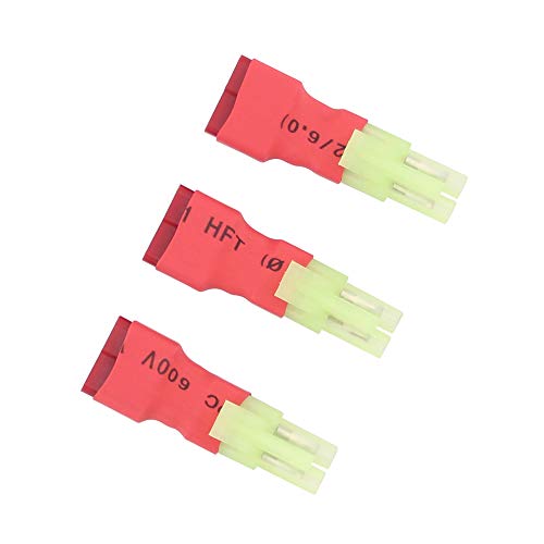3pcs Mini-Tamiya to T-Plug Style Female Adapter - Reversed Polarity