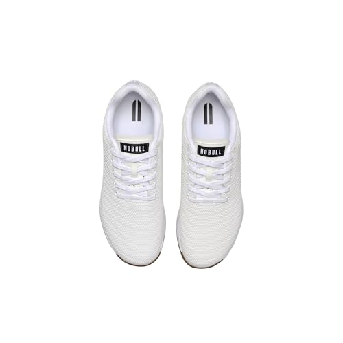 Women's Weightlifting Shoes - Flat Support, Carbon Rubber Sole - Size 7.5 White Gum
