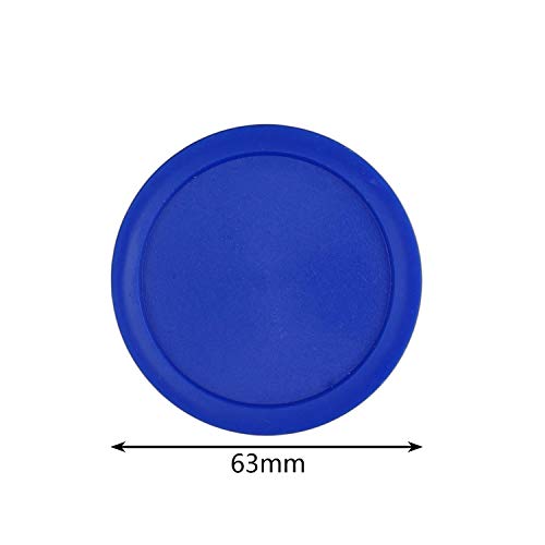 12 Pack Air Hockey Pucks - 2.5 Inch, 4 Colors Red, Blue, Green, Black