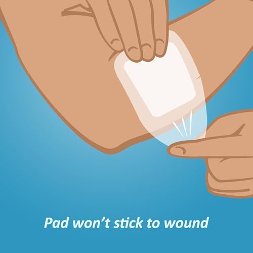 Transparent Wound Dressing with Absorbent Pad - 6 x 6 in