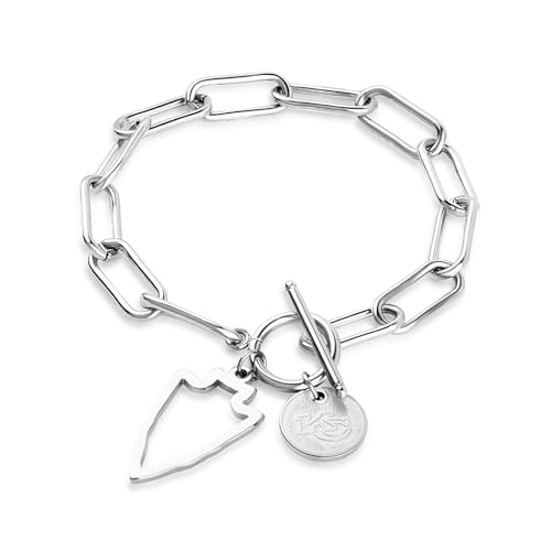 Imani KC Bracelet Gold – Kansas City Football Fan Jewelry Necklace & Bracelet Gift