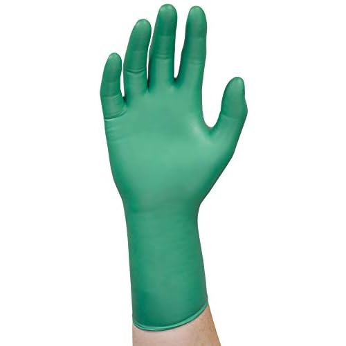 Microflex 93-260 Nitrile and Neoprene Gloves - Disposable, Chemical Resistant, Size Large (Pack of 50)