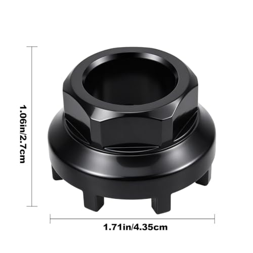 QKURT Bike Bottom Bracket Tool for SRAM Truvativ ISIS 8-Notch 8-Tooth Locks