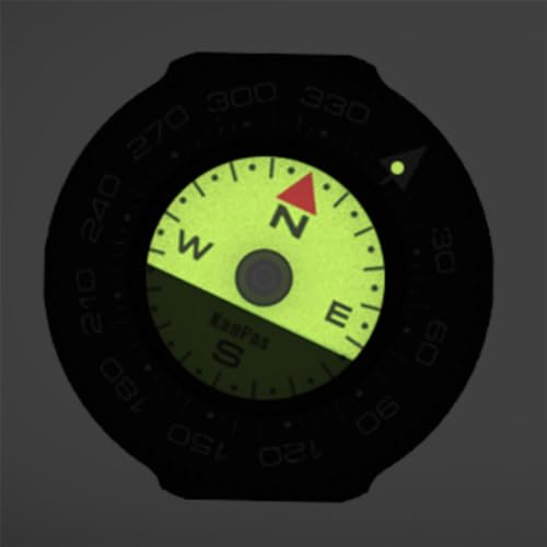 Mini Button Compass with Turnable Bezel for Watchbands