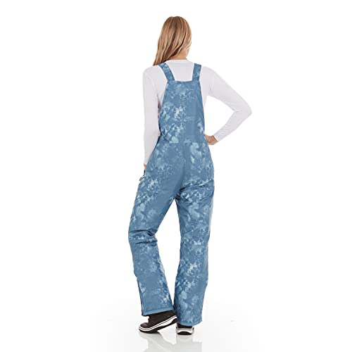 Arctic Quest Women's Snow Bib Large Grey Tie Winter Snow Pants
