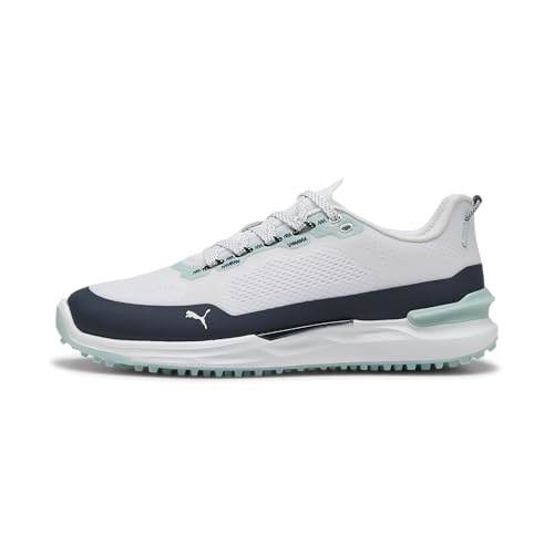 Men's Golf Shoes - PUMA Ignite Elevate X 9.5 - White/Navy/Mint