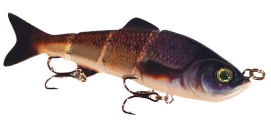 Multi Jointed Swimbait Fishing Lure - Clear Lake Hitch