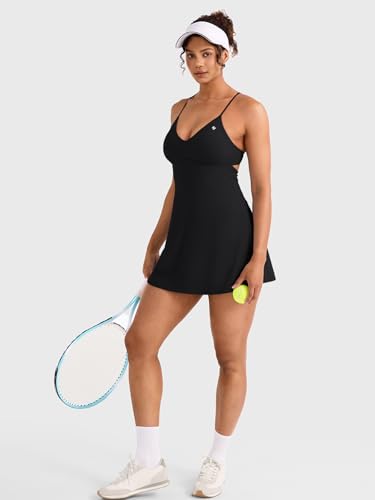 YEOREO CoreFlex Women Tennis Dress - Small Black