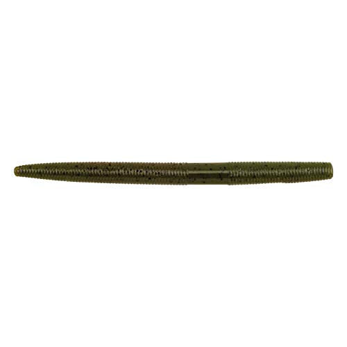 Soft Plastic Stick Worm - Berkley PowerBait MaxScent - Green Pumpkin/Watermelon, 5.25" (8 Count)