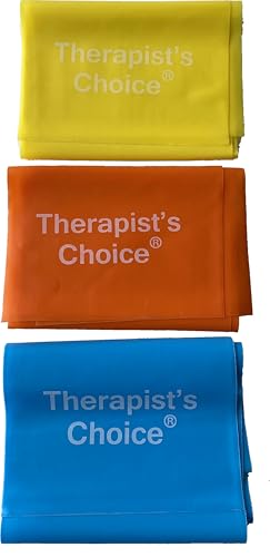 Non-Latex Resistance Bands Set - 3 Pack for Exercise & Rehab