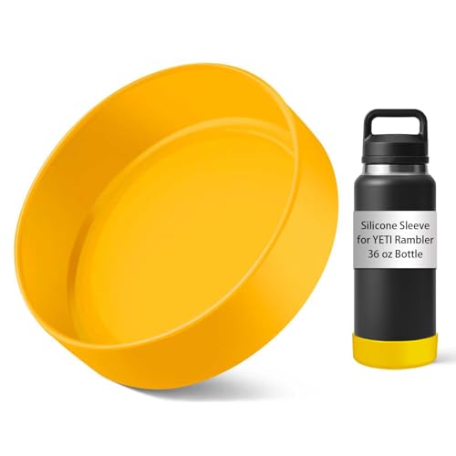Anti-Slip Silicone Sleeve for 36oz Yeti Rambler - Alpine Yellow