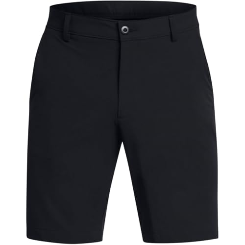 Under Armour Men's Tech Golf Shorts 30 Black/Gray - 11" Inseam, 4-Way Stretch, Moisture-Wicking
