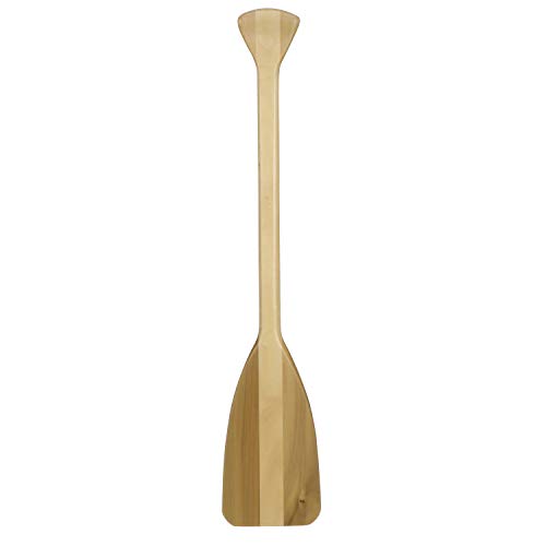 Wooden Canoe Paddle - Ergonomic Grip, 2.5 Feet, Premium Wood