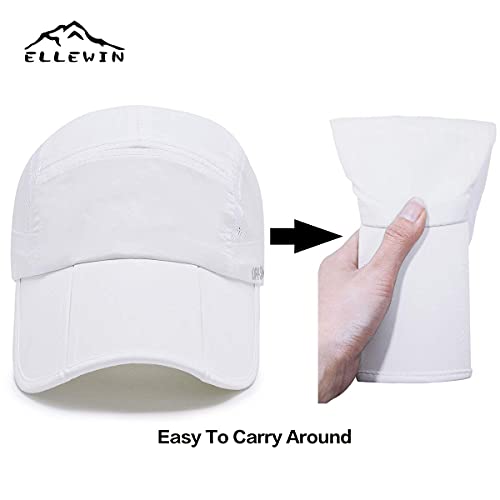 Unisex Baseball Cap UPF 50 Unstructured Hat with Foldable Long Large