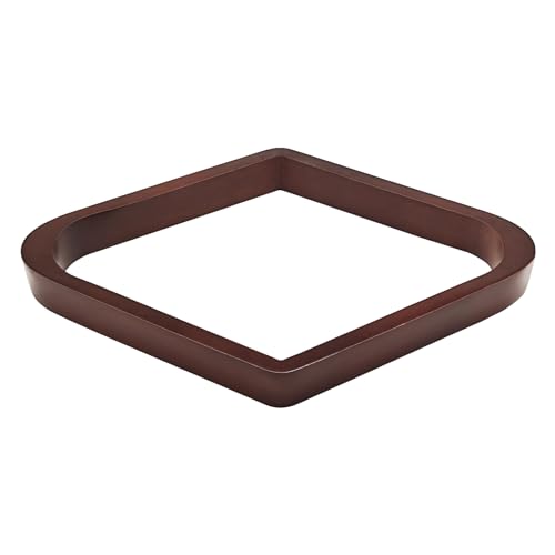 Solid Wood Pool Ball Triangle Rack - Burgundy, 2-1/4" Size