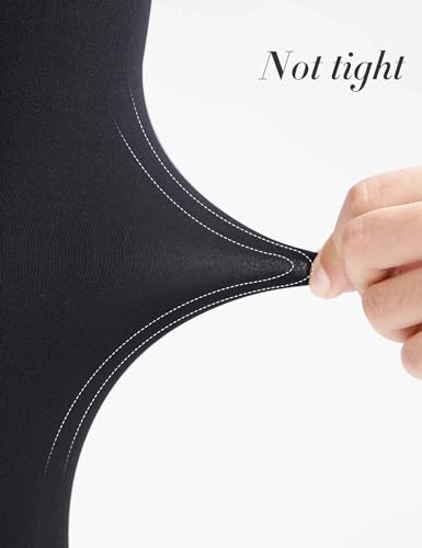 Ultra Soft Convertible Ballet Tights for Girls - Black, 12-15 Years