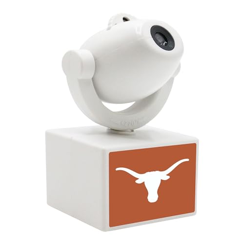 Texas LED Mini Spotlight Projector - 6 Team Logos, Portable & Rechargeable