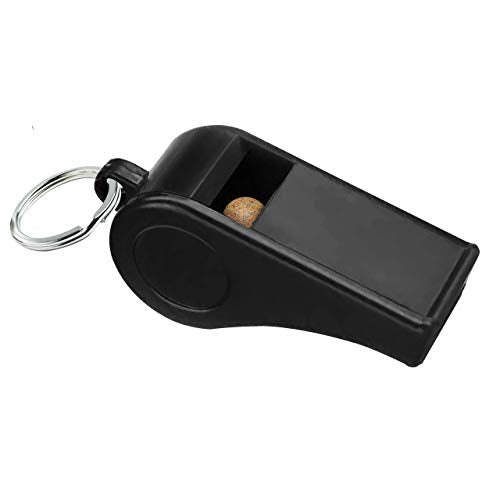 Emergency Survival Whistle - Ultra Lightweight, Black