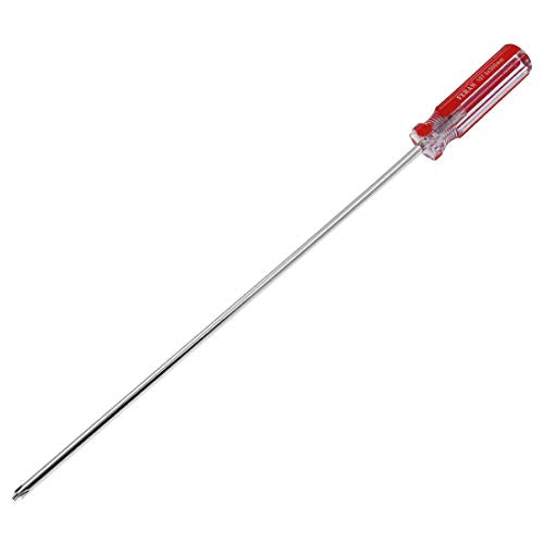 Phillips 12 Inch Long Magnetic Tip Screwdriver - Extra Long Shank Cross Head Screwdriver