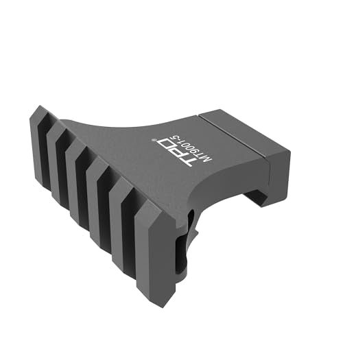 90 Degree Picatinny Rail Mount Offset Mount - Black 5 Slot