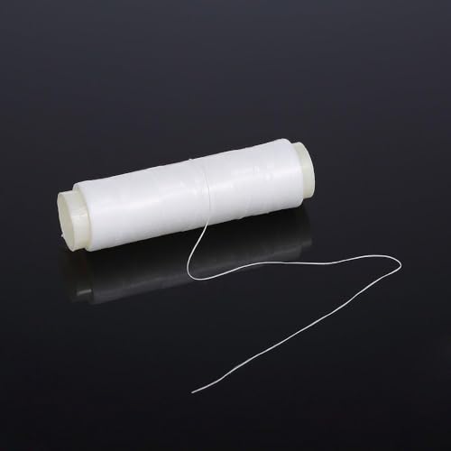 Elastic Fishing Bait Thread - 0.3mm Clear Nylon Bait Saver Line - 328FT