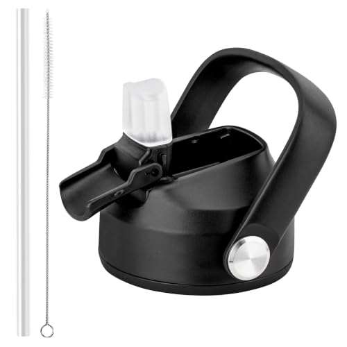 Prurex 1 Pack Straw Lid with Silicone Nozzle for Hydro Flask Wide Mouth Bottles