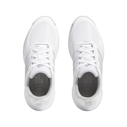 Women's Spikeless Golf Shoes - White/Grey Two/Silver Metallic