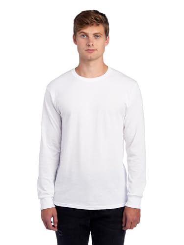 Jerzees Mens Dri-Power Cotton Blend Long Sleeve Tees, Moisture