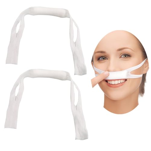 Elastic Nose Bandage Holder - 2 Pack Stretchy Mesh Pads