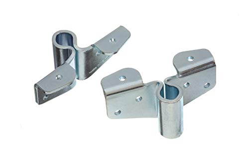Rowboat Oar Locks - Heavy-Gauge Steel, 1/2 Inch Shank - Pair