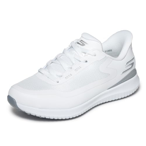 Women's Golf Slip-Ins Shoes with Ultra Flight Cushioning - White/Silver