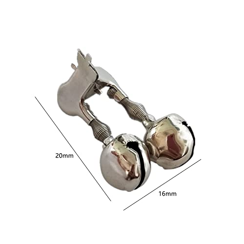 Fishing Alarm Bells - 5 Piece Iron Clamp Double Bell Set