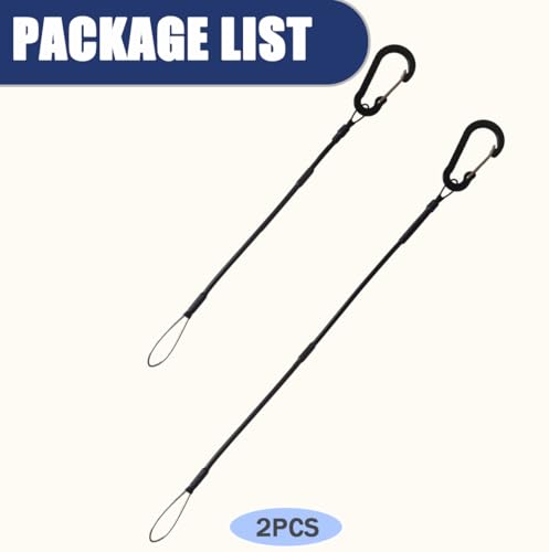 Ajqxh 2-Pack Pickleball Cable Holder Black - Easy Storage & Quick Access