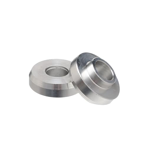 BMX Axle Adapter Kit 3/8" to 14mm with Washers - Heavy-Duty Aluminum