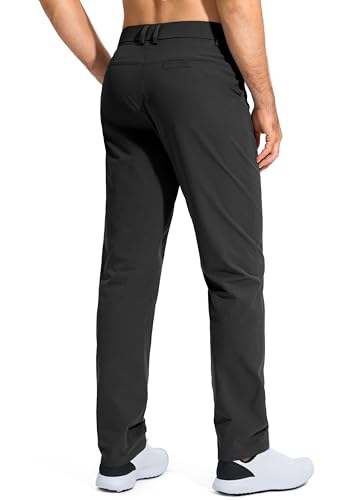 Men's Stretch Golf Pants - Lightweight Quick Dry Casual Trousers with Pockets