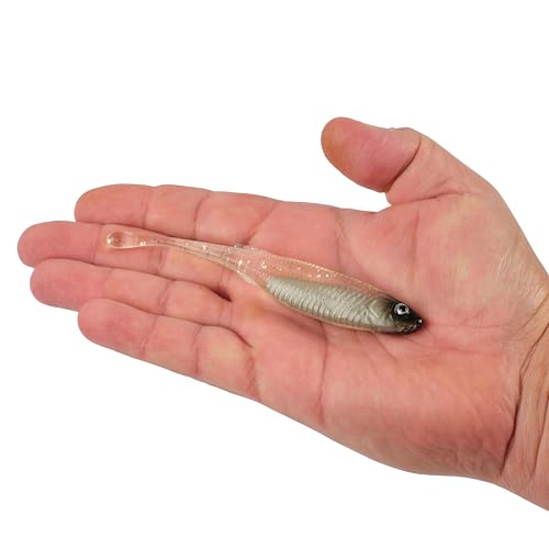 Drip Minnow Fishing Soft Bait - Blue Liner / 5"