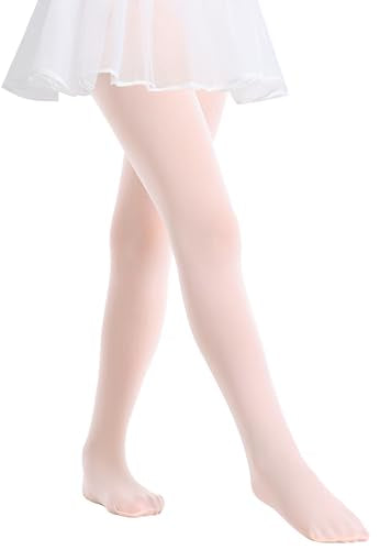 Ultra Soft Ballet Dance Tights for Toddler Kids - Ballet Pink 2-4T