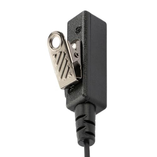 2-Wire Clear Tube Earpiece for Motorola Radios - M1 Connector