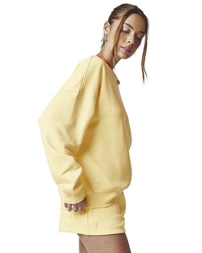 Florence by Mills Women's Cozy Crush Oversized Sweatshirt Medium Popcorn