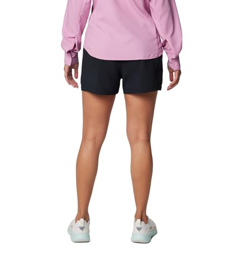 Columbia Women's PFG Tidal III Shorts - 5-Inch Inseam, Black, Regular Fit