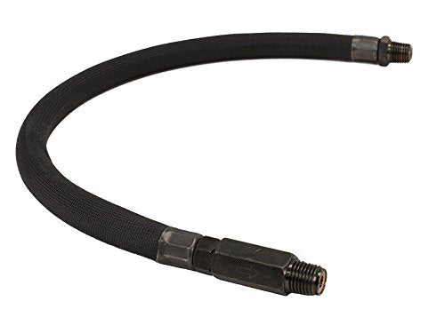 Viair 92796 Leader Hose – 1/4" M to 1/4" M, 24" with Check Valve, Black