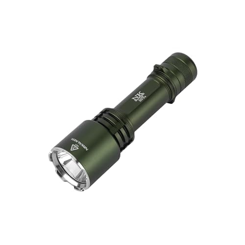 N50t V2 Rechargeable LED Flashlights High Lumen, 2,300 Lumens, Long Throw Tactical Flashlight Super Bright, Powerful Flashlight 3 Modes Flash Light for Emergency, Camping, Hiking (Green)