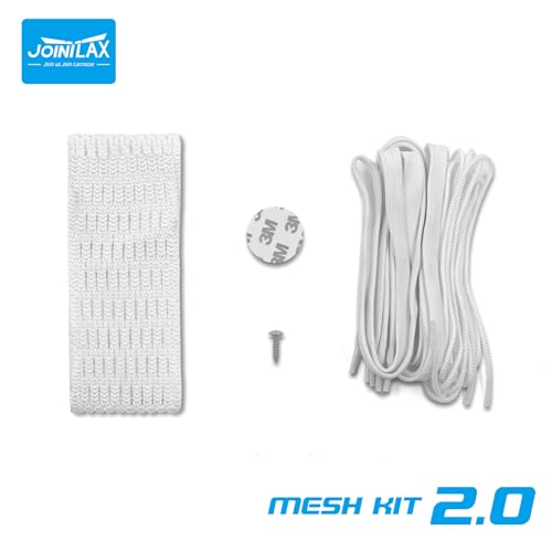 Jointlax Lacrosse Mesh and String Kit - Semi-Soft Complete Mesh Set