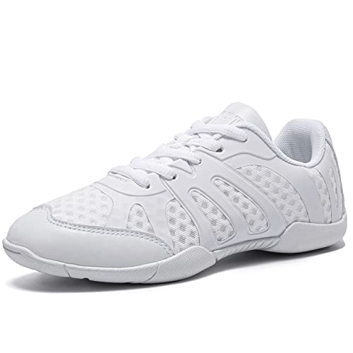 White Cheer Shoes for Women's Cheerleading - Size 9
