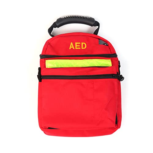 AED First Aid Bag - Empty Medical Rescue Bag for Defibrillator