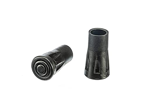 Rubber Tips for Walking Sticks - 2-Pack with Enhanced Grip