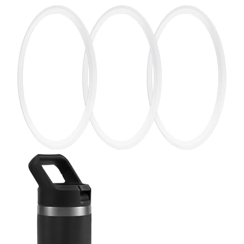 Water Bottle Gasket Replacement - 6 Silicone Seal Rings