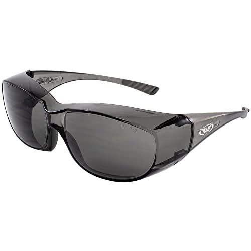 Global Vision Oversite Series Safety Glasses Smoke - Protective Eyewear